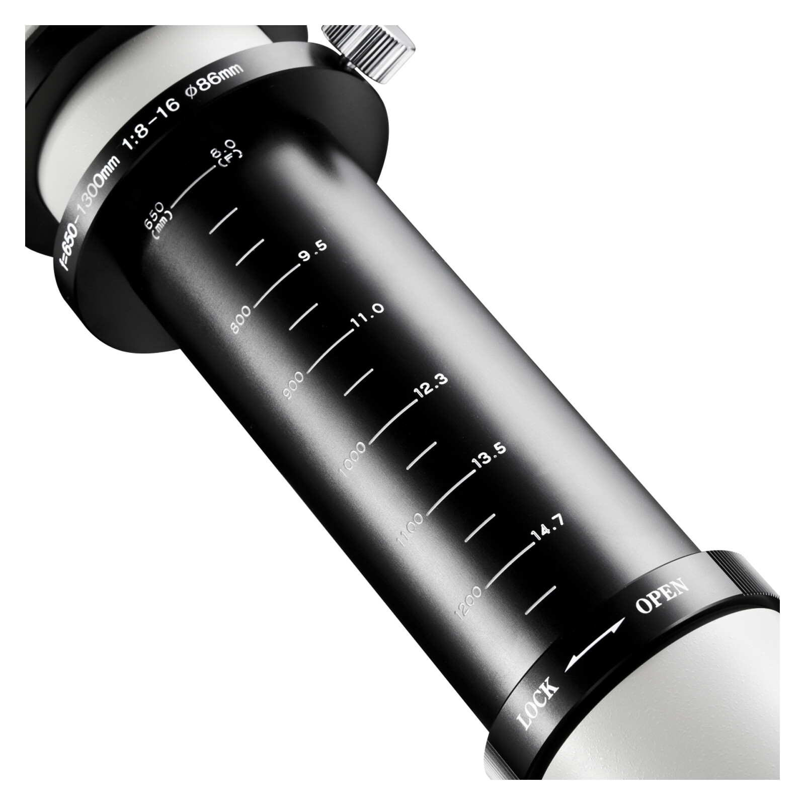 walimex pro 650-1300/8-16 DSLR C-Mount Weiß + UV Filter