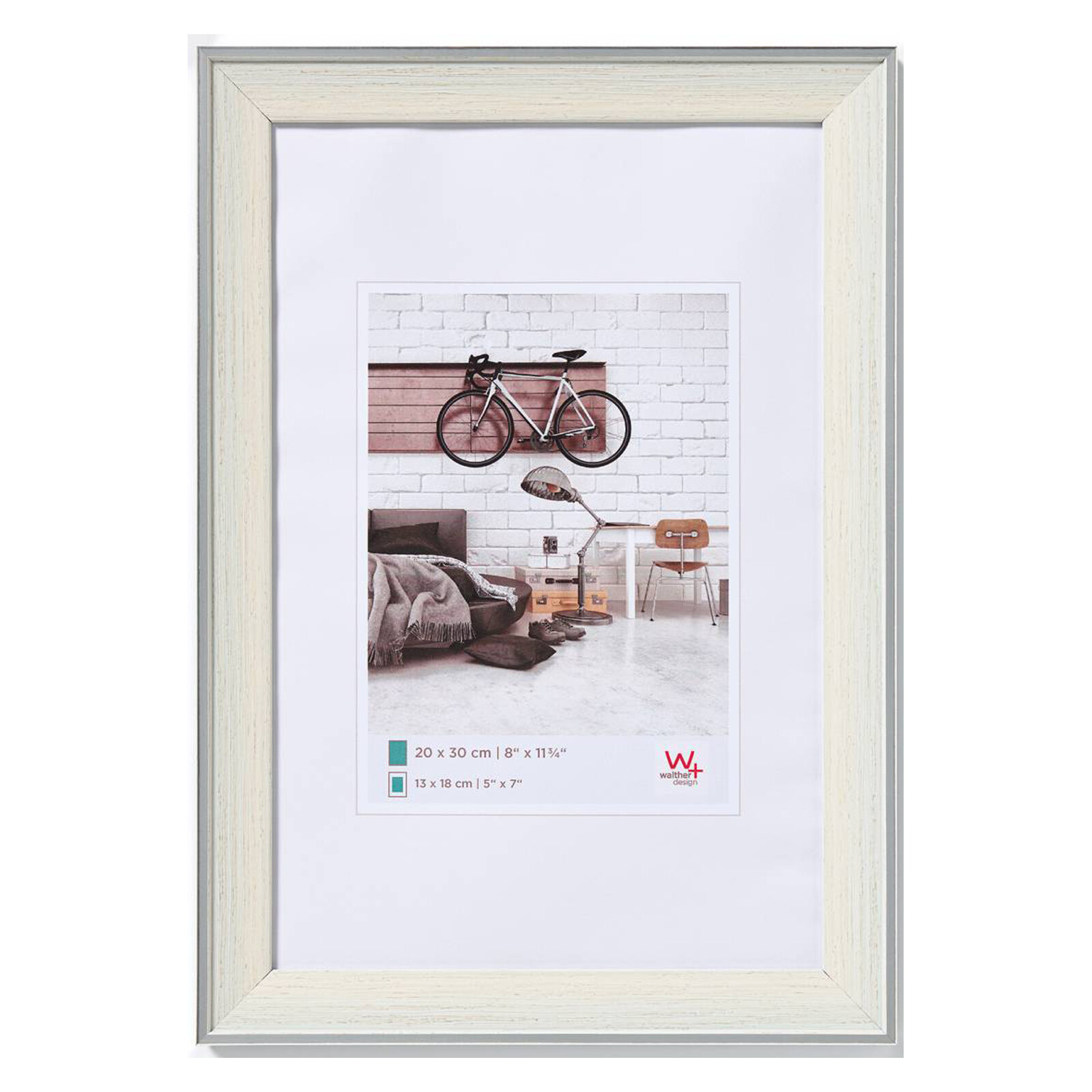 Bilderrahmen Bohemian 10x15cm Kunststoff creme