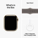 Apple Watch S9 GPS+Cellular Edelstahl gold 41mm M/L braun