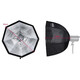 Godox Umbrella Softbox Bowensmount with grid 80cm 