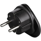 Hama 121999 Reisestecker Universal auf deutschen Schutzkonta Hama 121999 Reisestecker Universal auf deutschen Schutzkonta