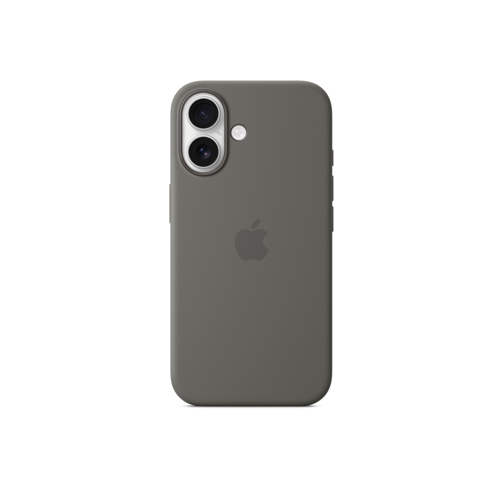  Apple iPhone 16 Silikon Case mit Magsafe stone gray 