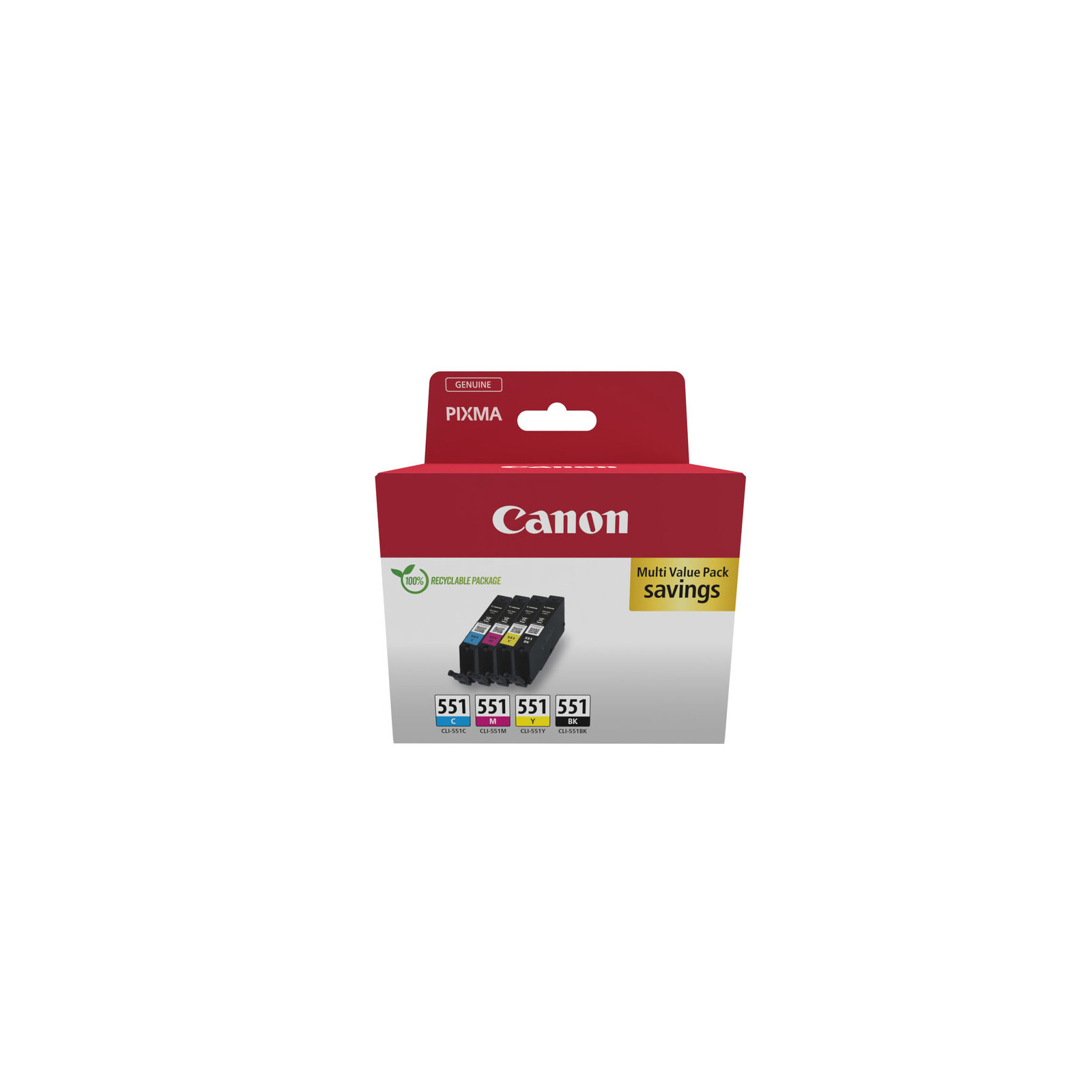  Canon CLI551 Tinte Multipack 