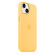 Apple iPhone 14 Silikon Case mit MagSafe sonnenlicht
