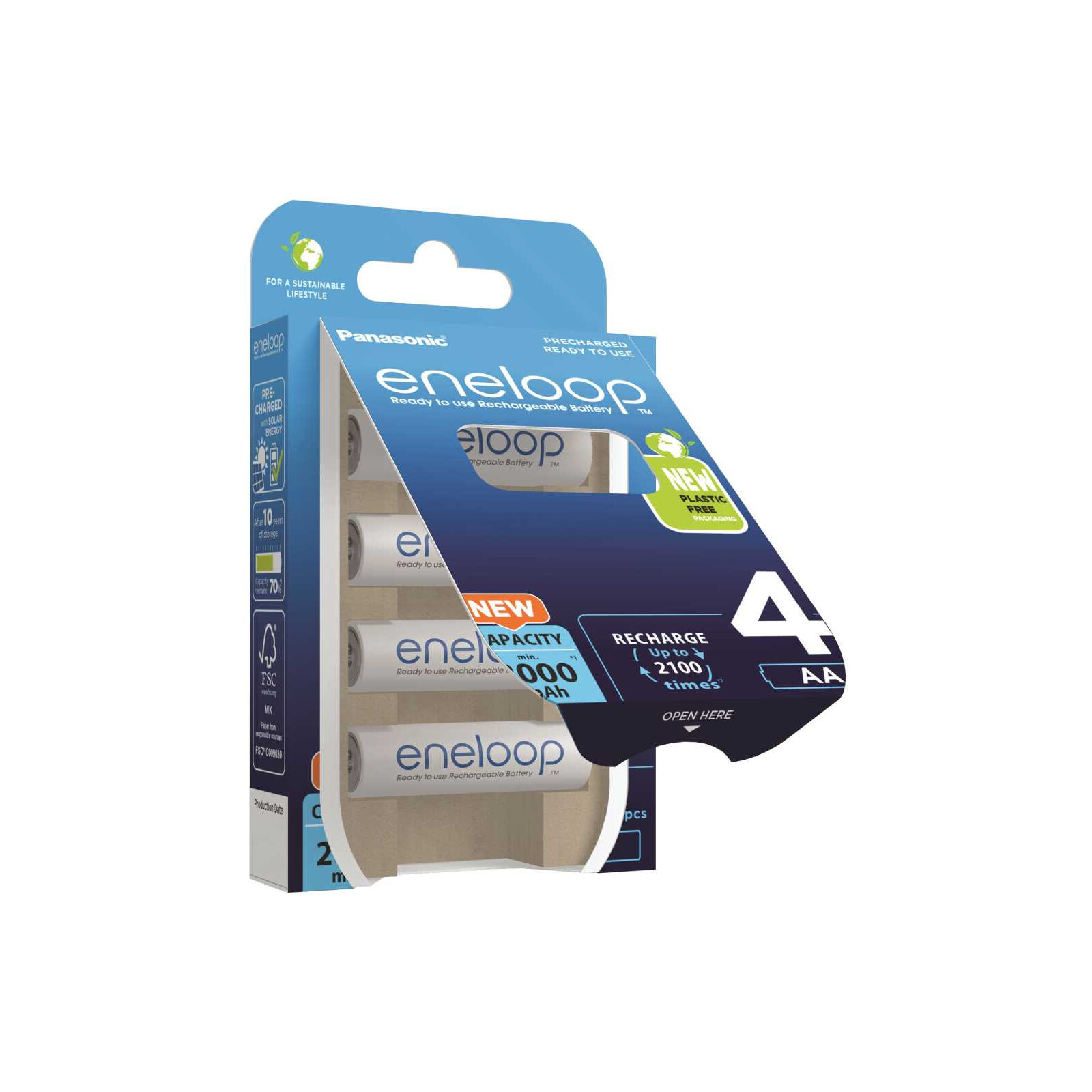 Eneloop AA 2000mAh 4er Blister 