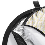 walimex 5in1 Faltreflektor Set wavy, Ø107cm walimex 5in1 Faltreflektor Set wavy, Ø107cm