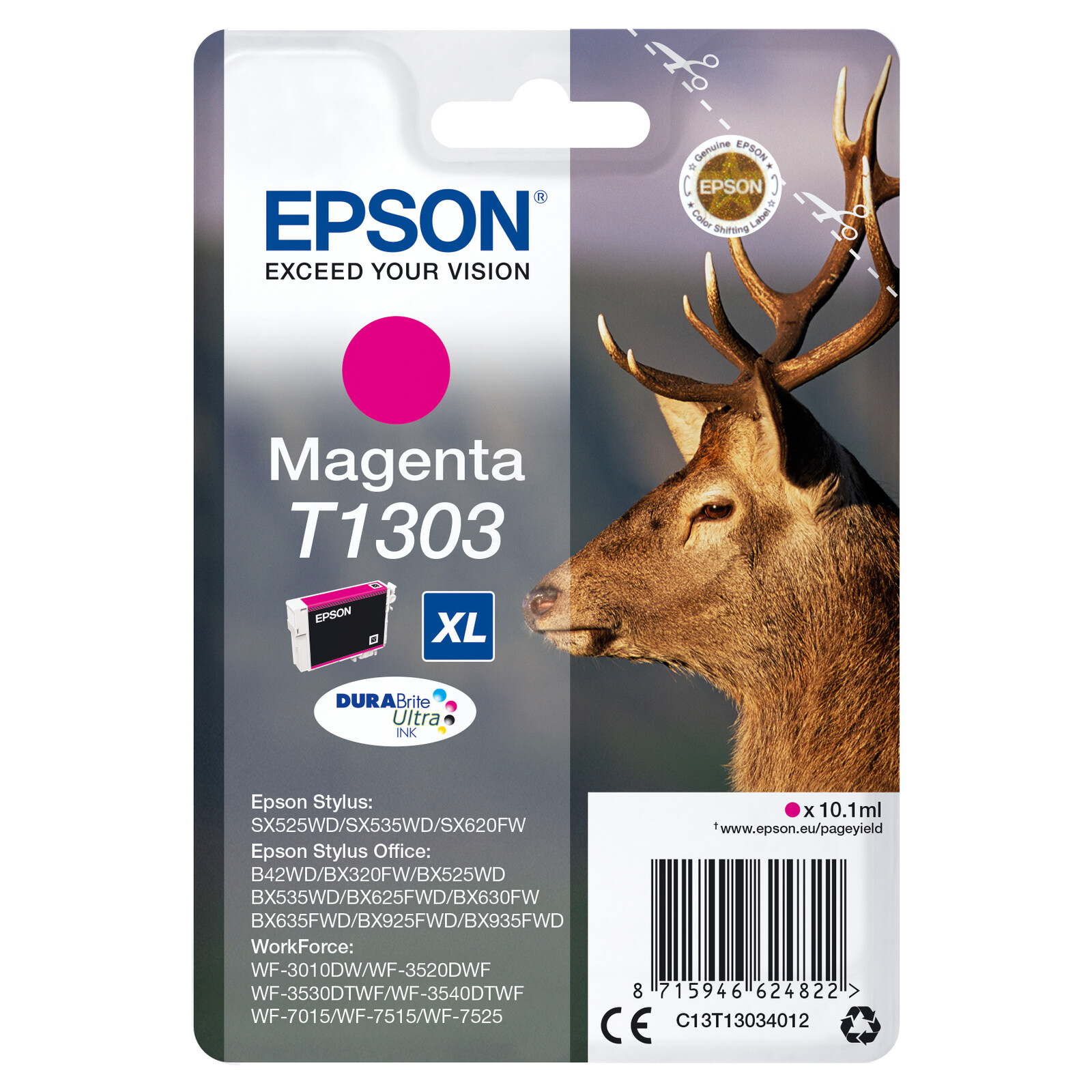 Epson T1303 Tinte Magenta 10,1ml
