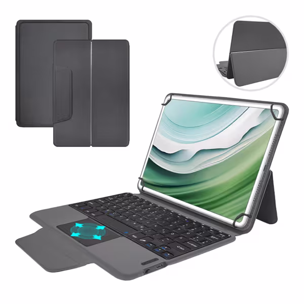 felixx Univ. Tab Case 11" Black KEYMATE + Touch -IOS/AN/WI