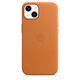 Apple iPhone 13 Leder Case mit MagSafe goldbraun