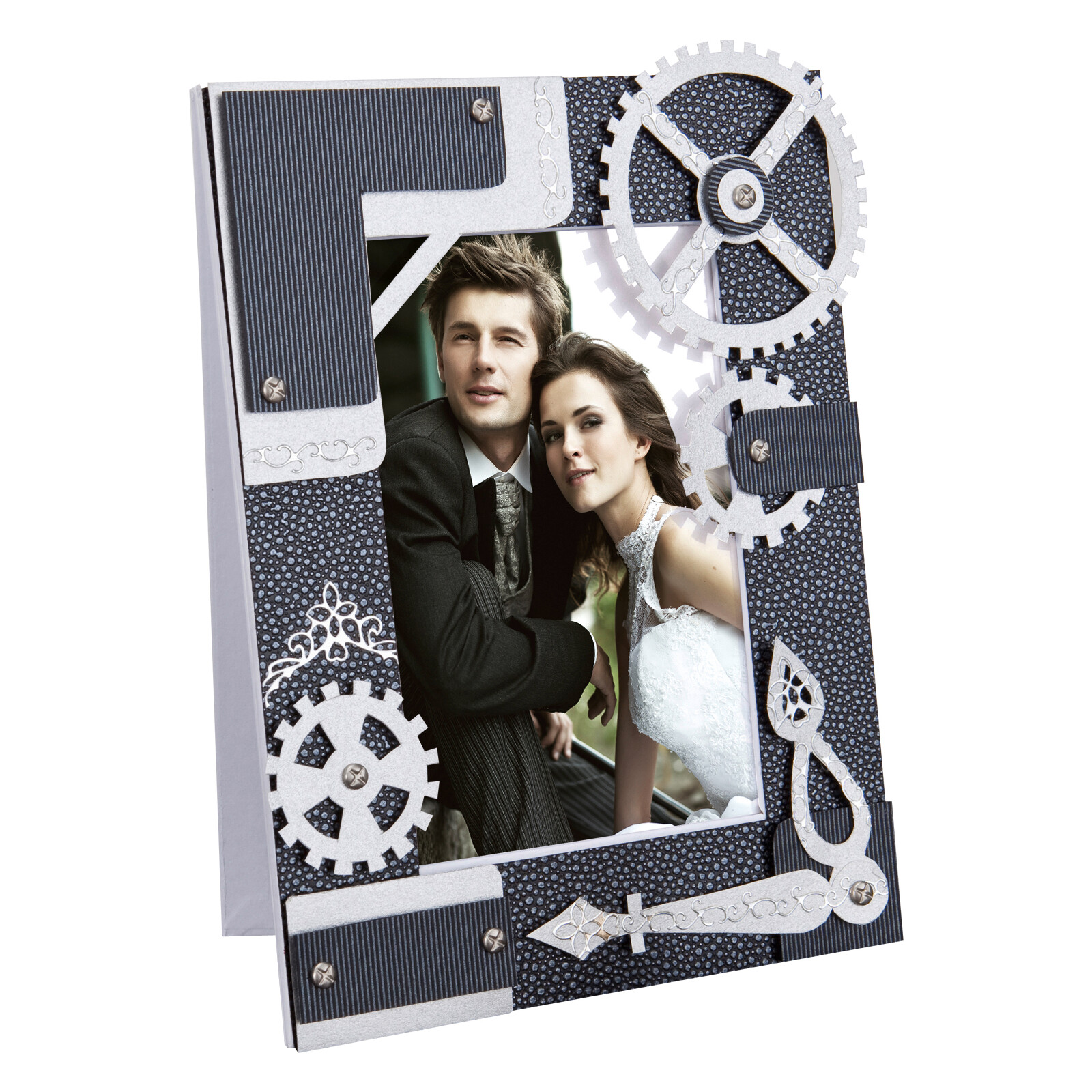 Folia Bilderrahmen-Set Uhrwerk