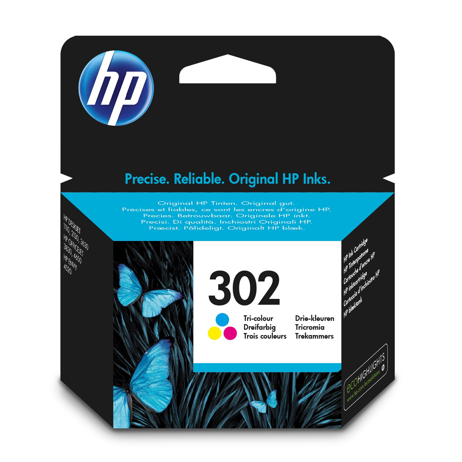 HP 302 F6U65AE Tinte color