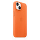 Apple iPhone 14 Leder Case mit MagSafe orange