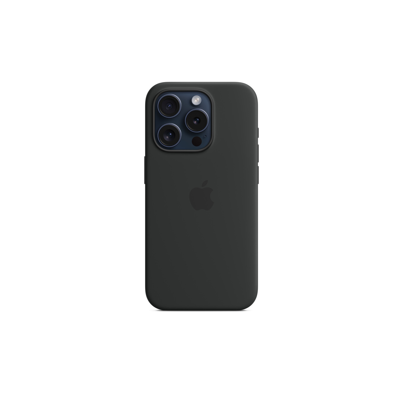 Apple iPhone 15 Pro Silikon Case mit MagSafe black