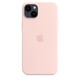 Apple iPhone 14 Plus Silikon Case mit MagSafe kalkrosa