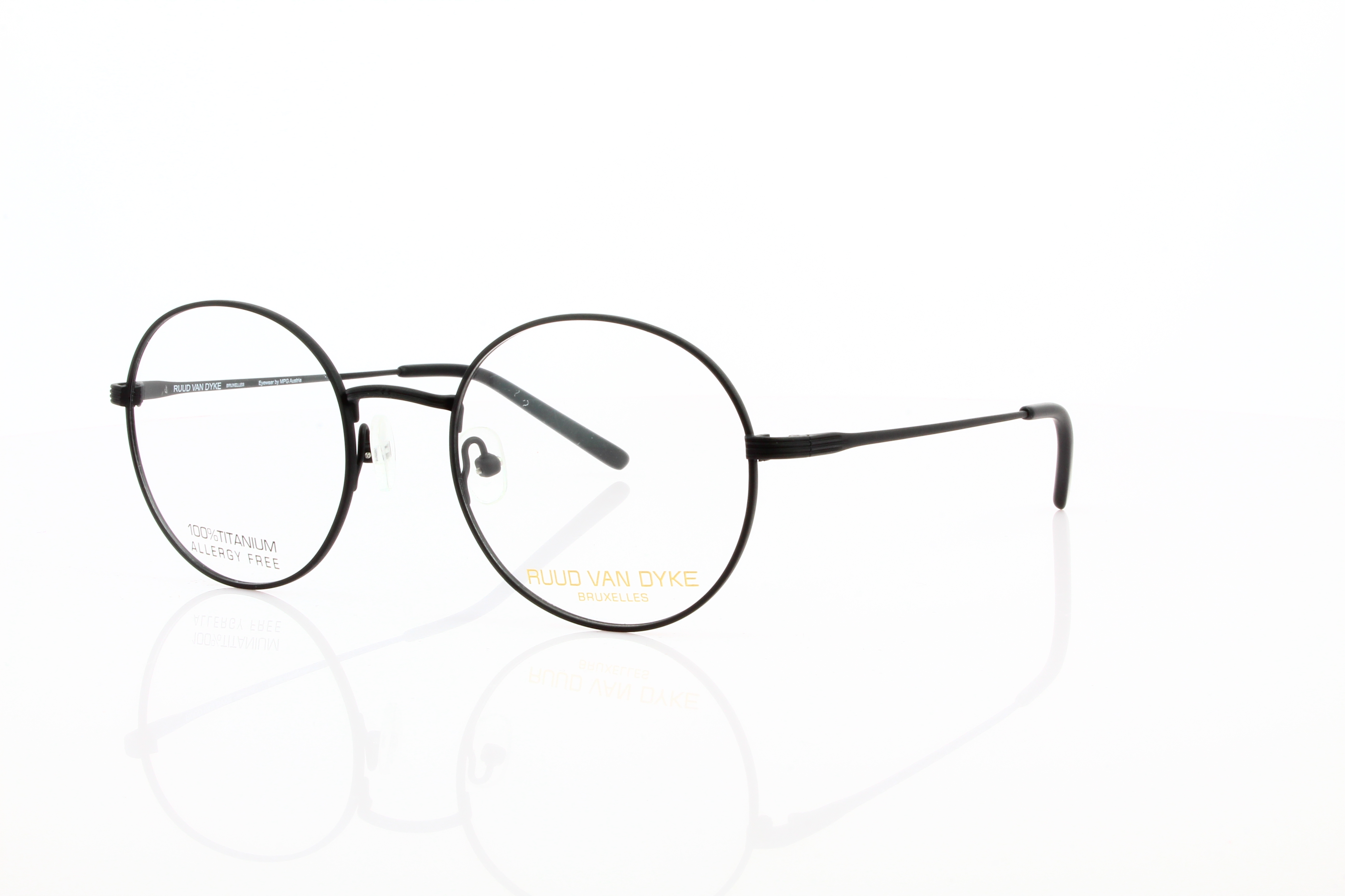 RVD 1161T-5H Damenbrille Rund Titan Metall