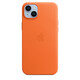 Apple iPhone 14 Plus Leder Case mit MagSafe orange