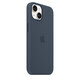 Apple iPhone 14 Silikon Case mit MagSafe sturmblau