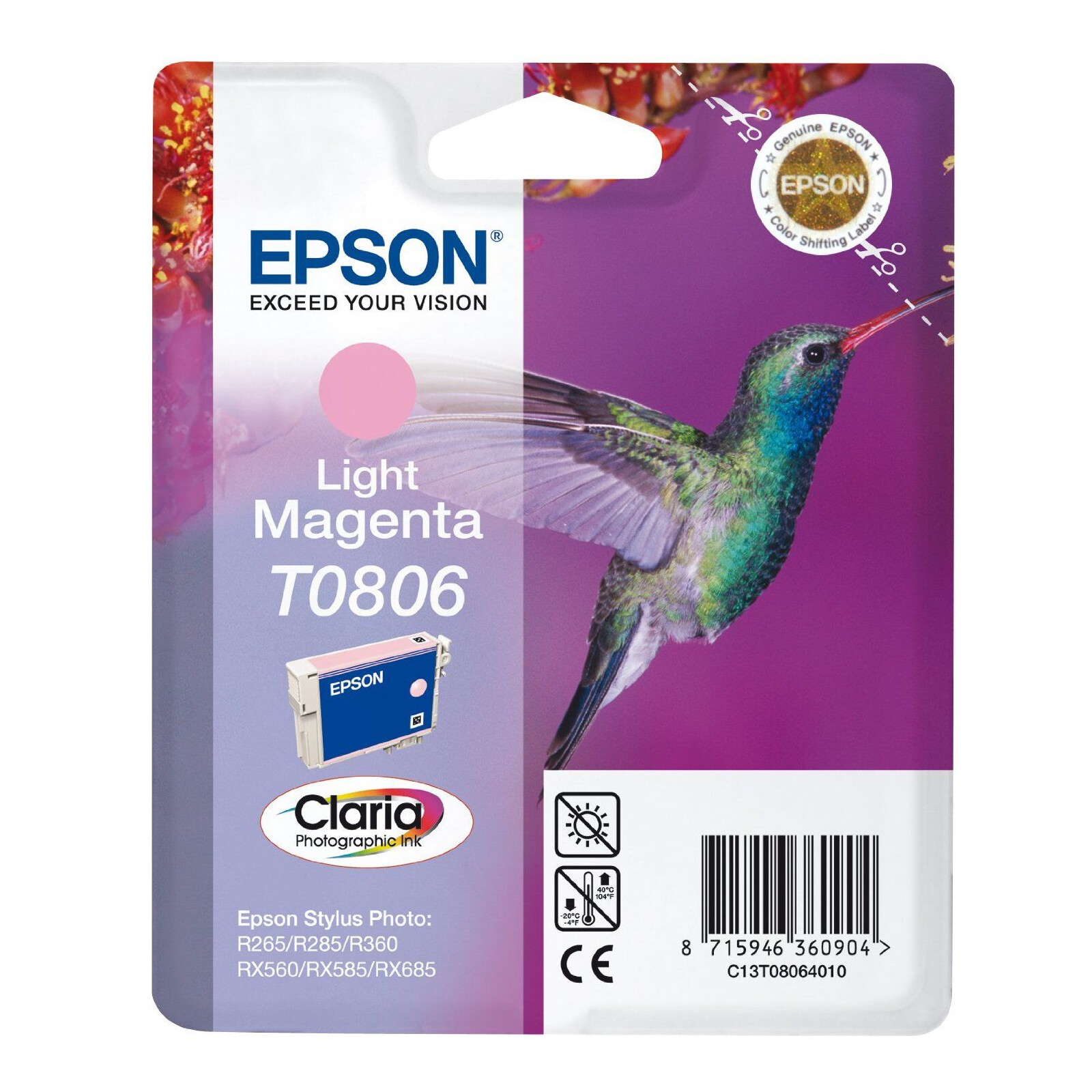 Epson T0806 Tinte Photo Light Magenta 7,4ml