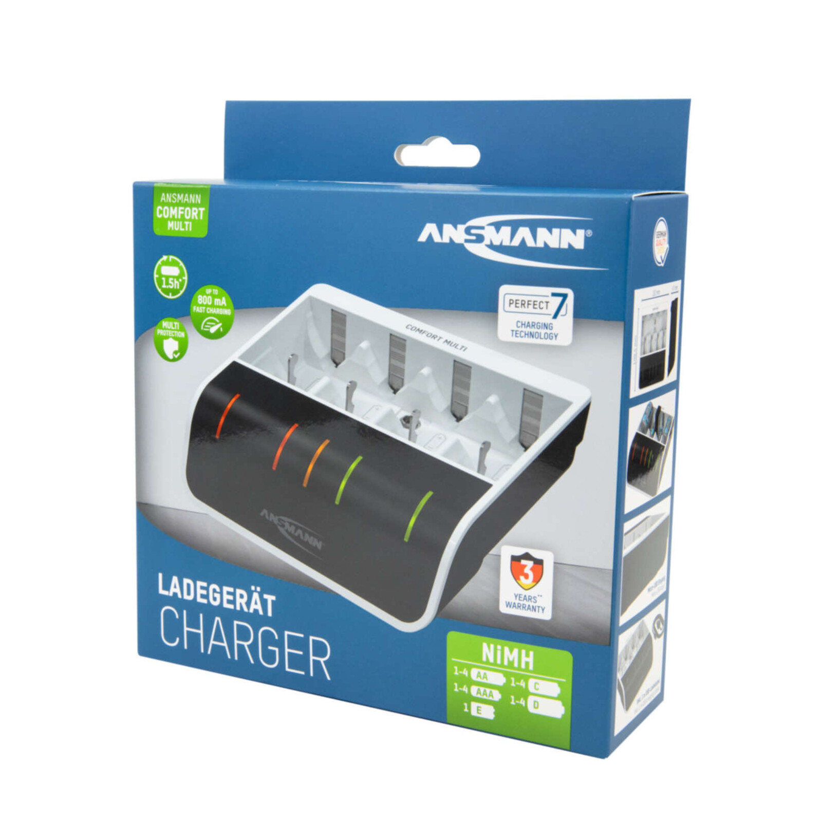 Ansmann Comfort Multi Schnell-Ladegerät