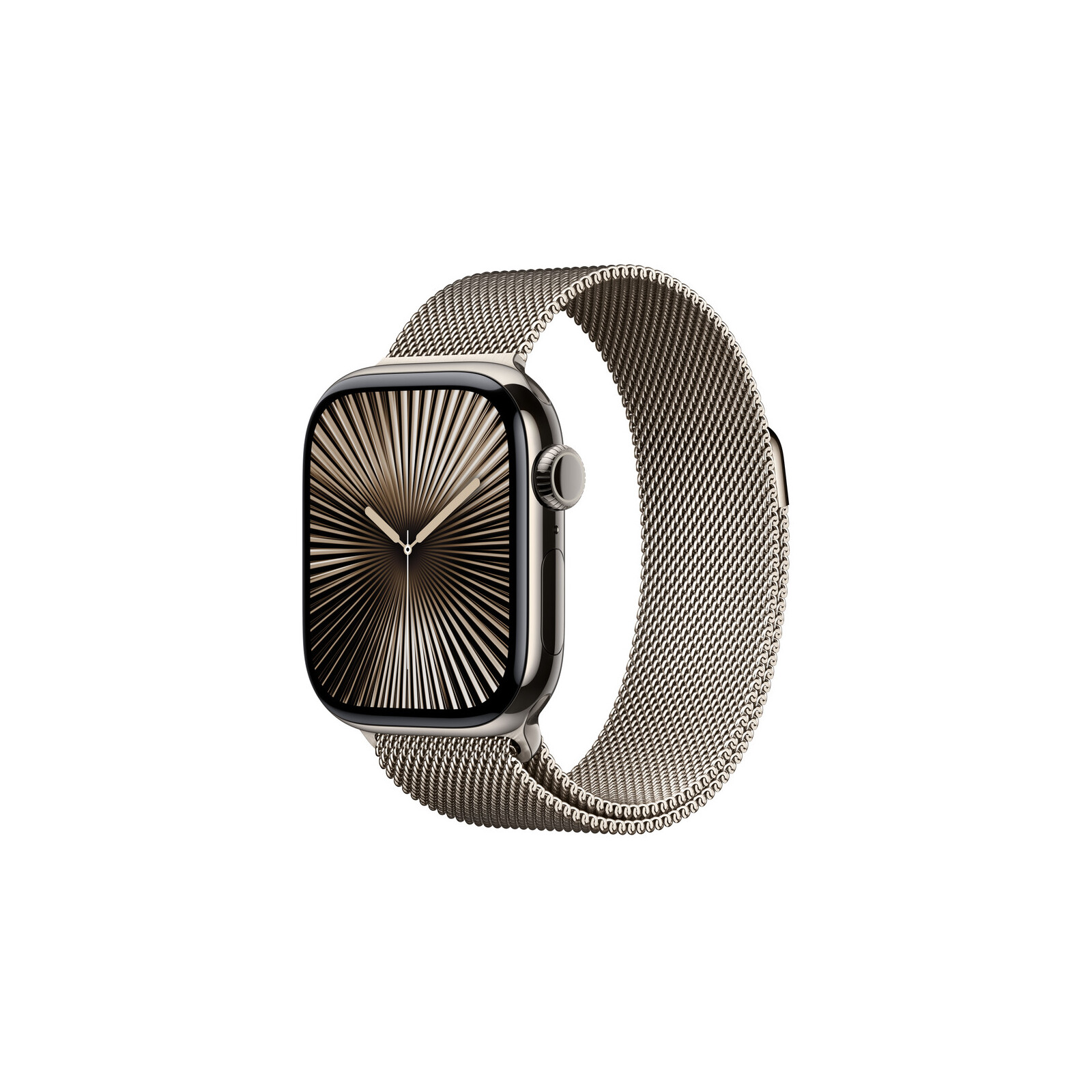 Apple Watch 42mm Milanaise Band natur
