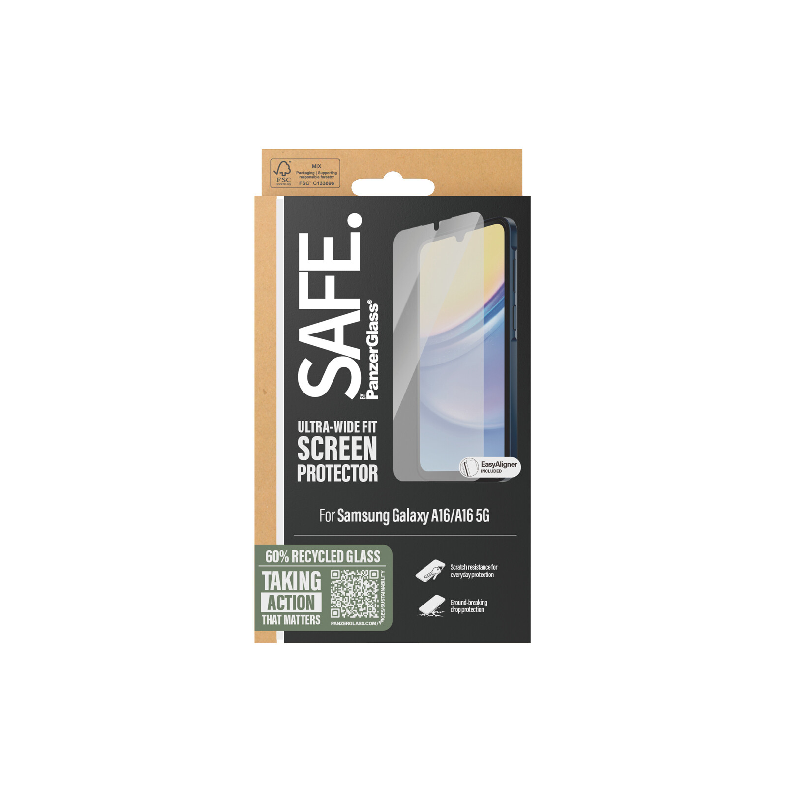 PanzerGlass Displayschutz  Samsung Galaxy A16