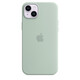 Apple iPhone 14 Plus Silikon Case mit MagSafe agavengrün