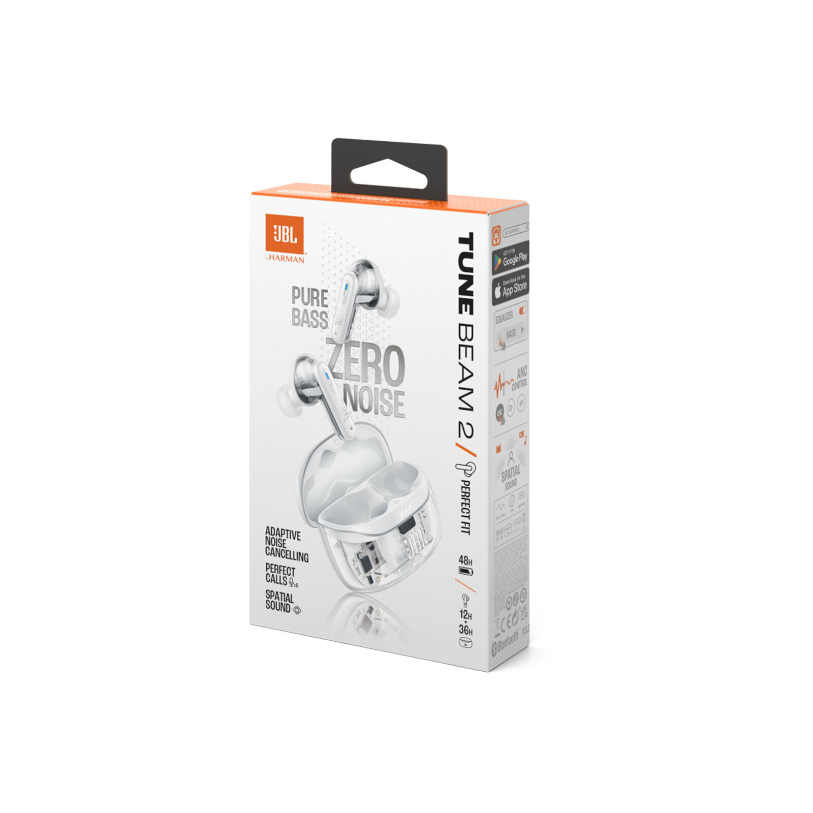 JBL Tune Beam 2 GHOST, weiß