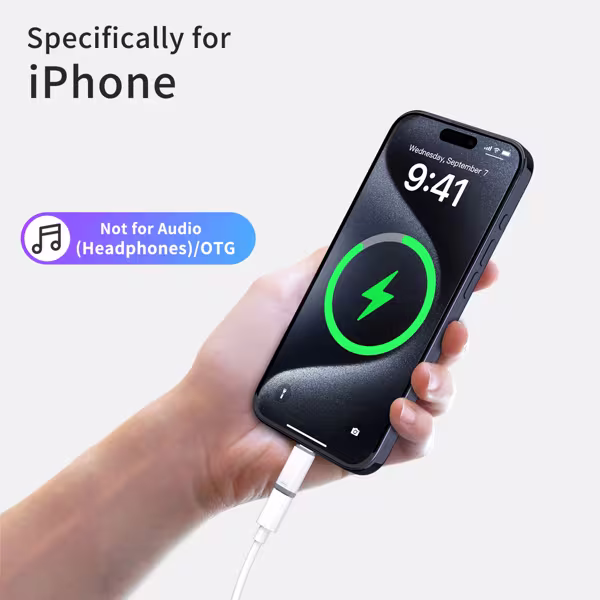 felixx Lade- Adapter Lightning Buchse zu USB Typ-C Stecker