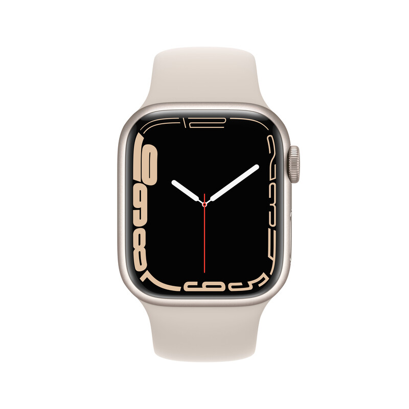 Apple Watch Series 7 GPS Alu sternenlicht 41mm sternenlicht