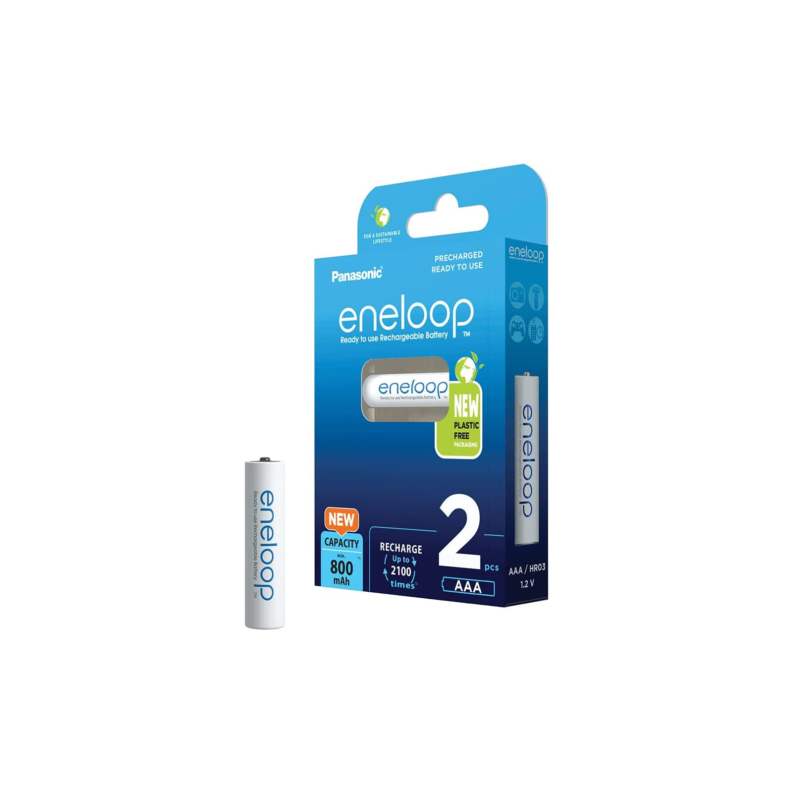 Eneloop AAA 800mAh 2er Blister 