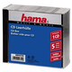 Hama 44744 CD-Leerhülle Standard, 5er-Pack, Transparent/Schw