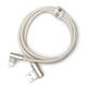 IOMI Datenkabel Lightning beige