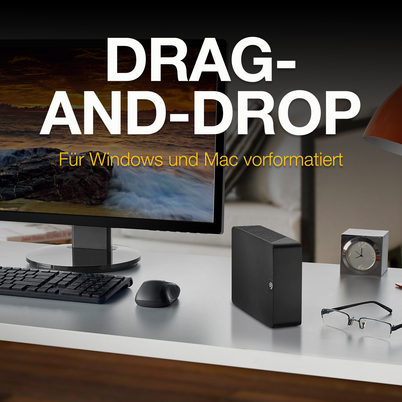 Seagate EXpansion Desktop 8TB, schwarz, 3.5