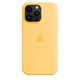 Apple iPhone 14 Pro Max Silikon Case mit MagSafe sonnenlicht