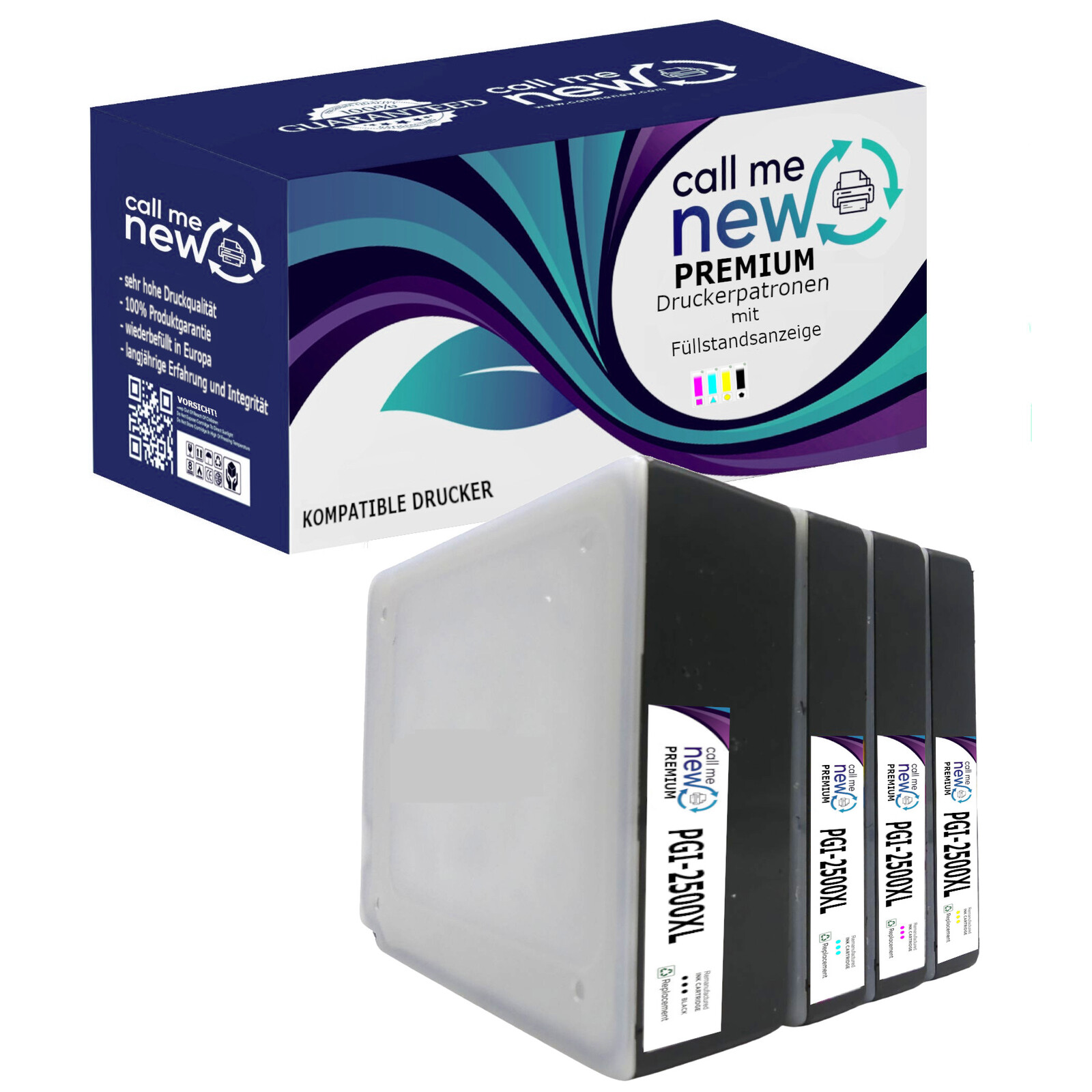 CMN Premium aufber.Tintenpatrone Canon PGI-2500XL Multipack