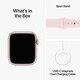 Apple Watch S9 GPS Alu rosé 41mm Sportband M/L hellrosa
