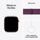 Apple Watch S10 LTE 46mm rose gold Alu Case + plum Loop