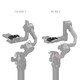 SmallRig Arca-Typ Schnellwechselplatte für DJI RS 2 