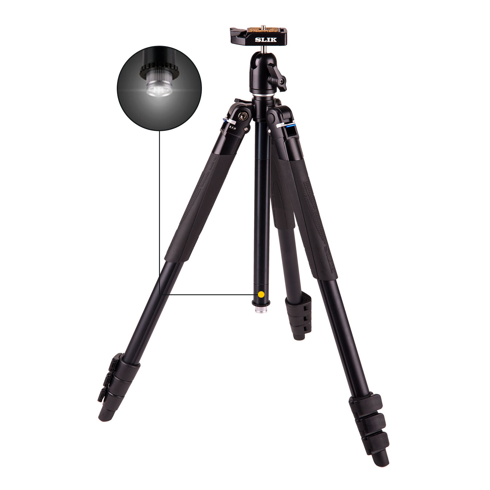 SLIK Lite AL-420 Aluminium Stativ mit Kopf SBH-100DQA