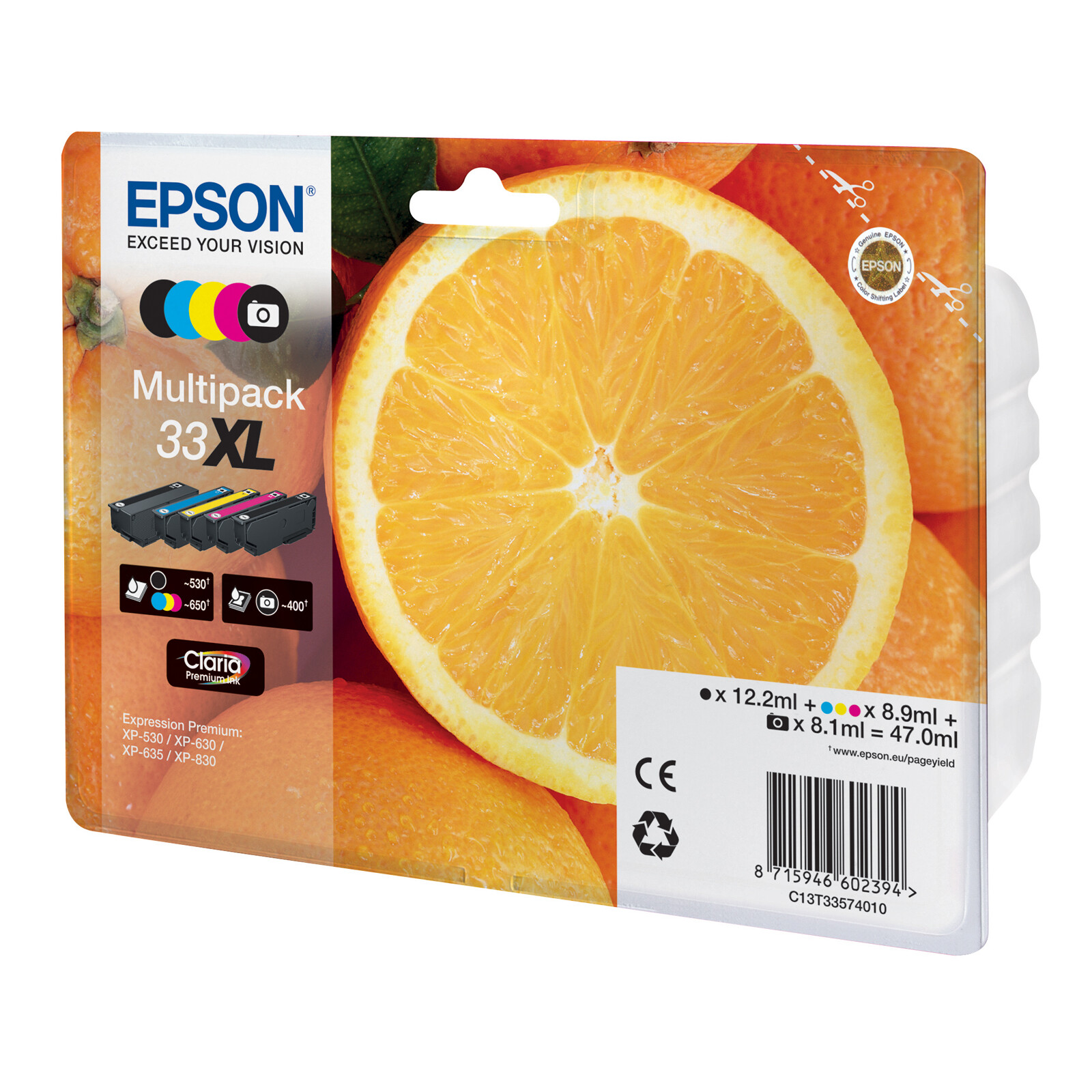 Epson 33XL T3357 Tinte Multipack
