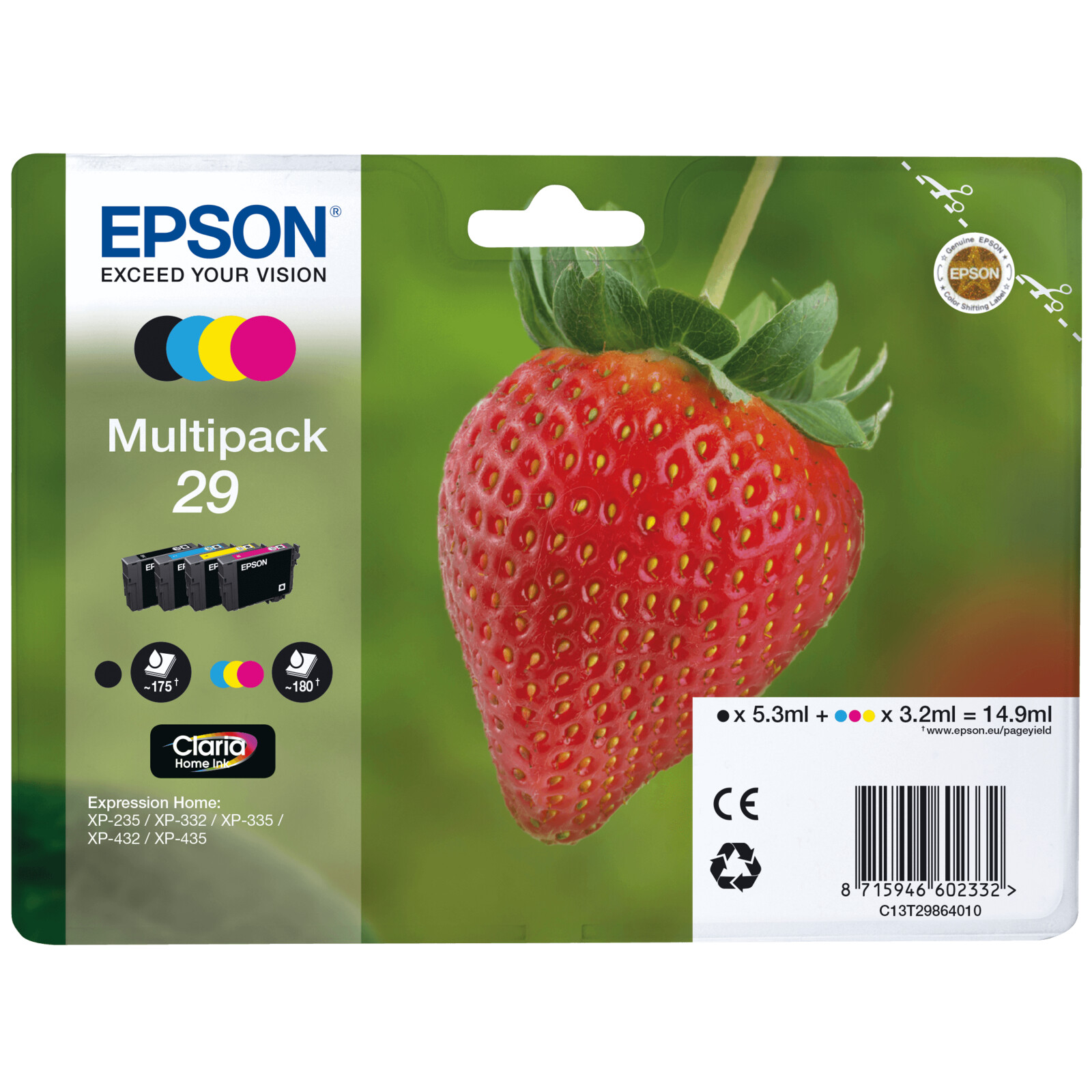 Epson 29 T2986 Tinte Multipack