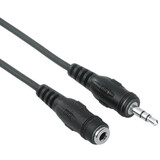 Hama 48910 3,5-mm-Klinken-Verlängerungskabel, Stecker - Kupp Hama 48910 3,5-mm-Klinken-Verlängerungskabel, Stecker - Kupp