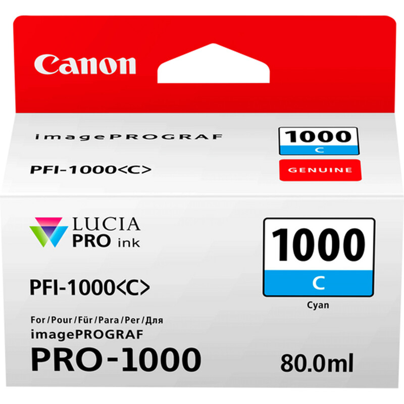 Canon PFI1000C cyan imagePrograf Pro 1000