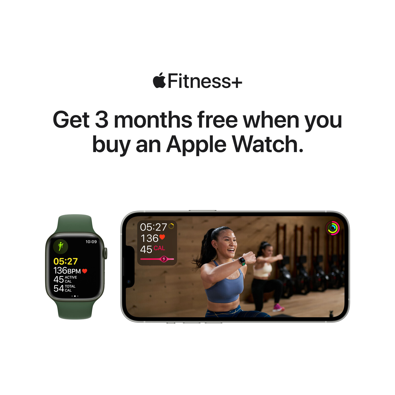 Apple Watch Series 7 GPS + Cellular Alu grün 45mm kleegrün