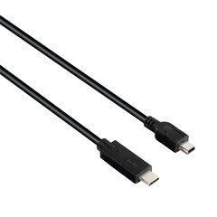 Hama USB-C-Kabel USB-C-Stecker Mini USB Stecker 480 Mbit/s