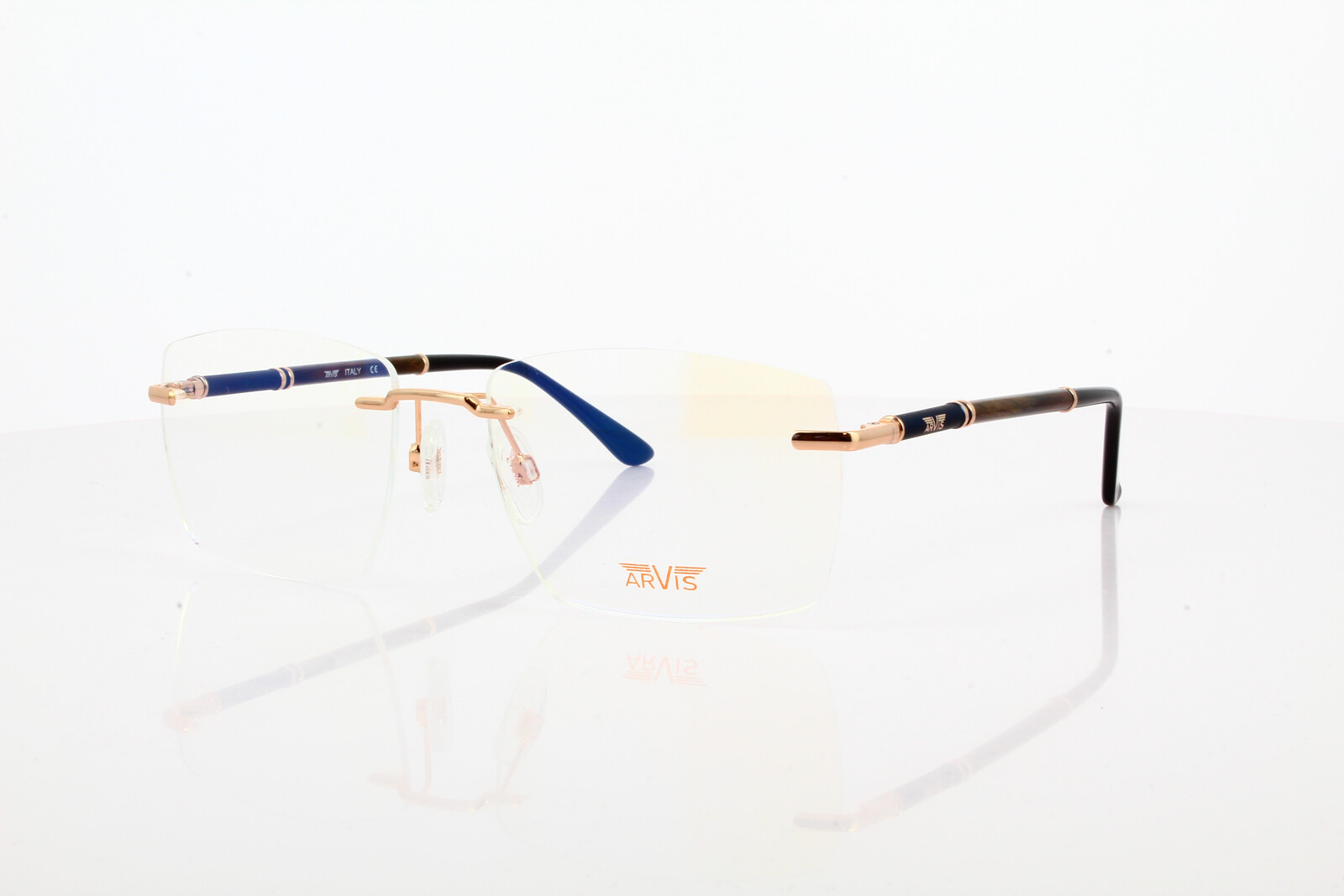 Arvis AV 098 C1 Randlosbrille Metall