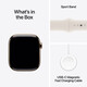 Apple Watch S10 LTE 42mm gold Titanium Case + starlight S/M