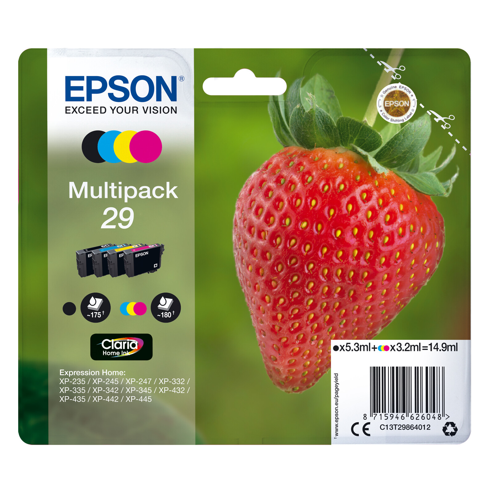 Epson 29 T2986 Tinte Multipack