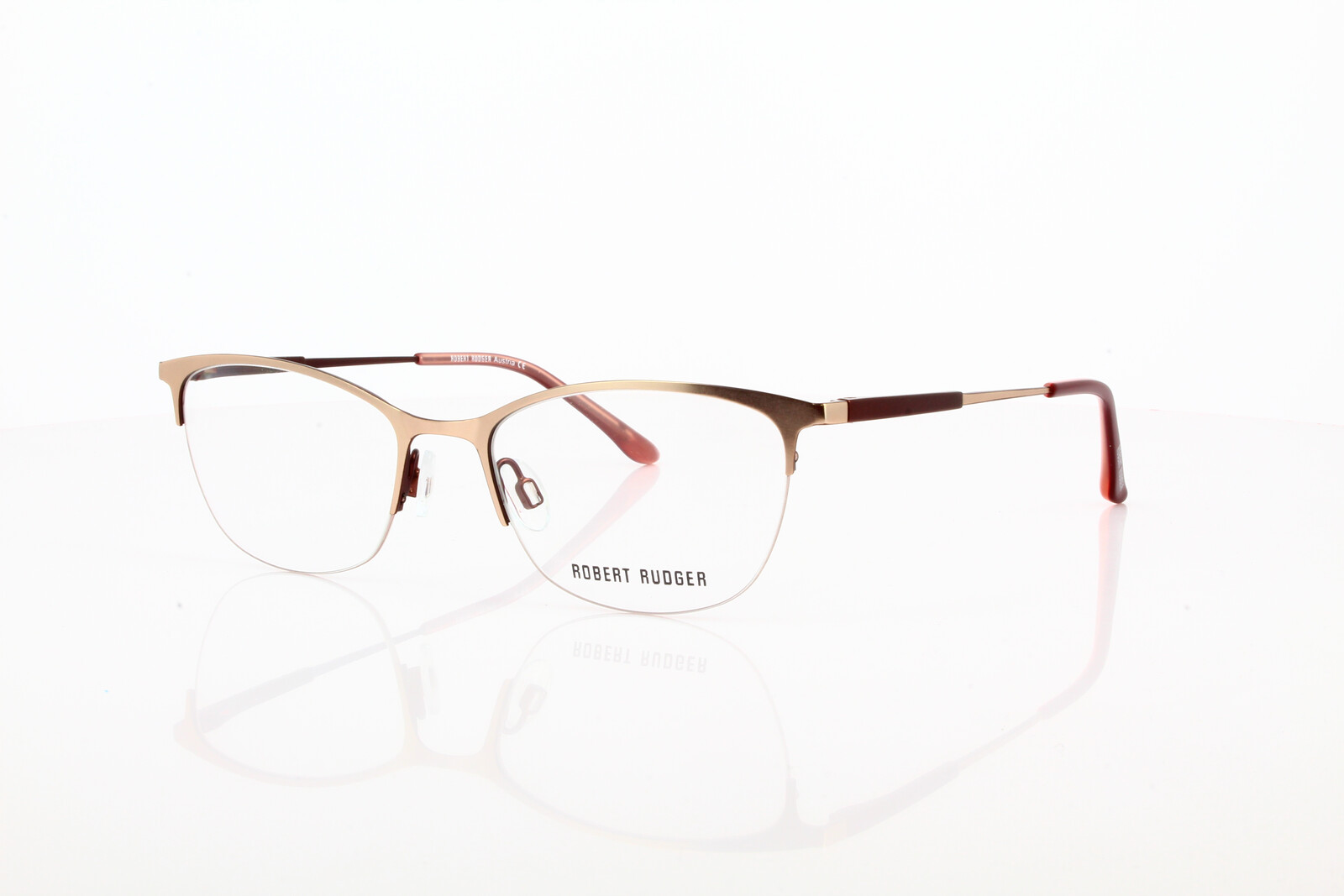 Robert Rüdger RR 3253 222-01 Damenbrille Halbrand Metall