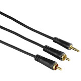 Hama 3,5-mm-Klinken-Stecker - 2 Cinch-Stecker Hama 3,5-mm-Klinken-Stecker - 2 Cinch-Stecker